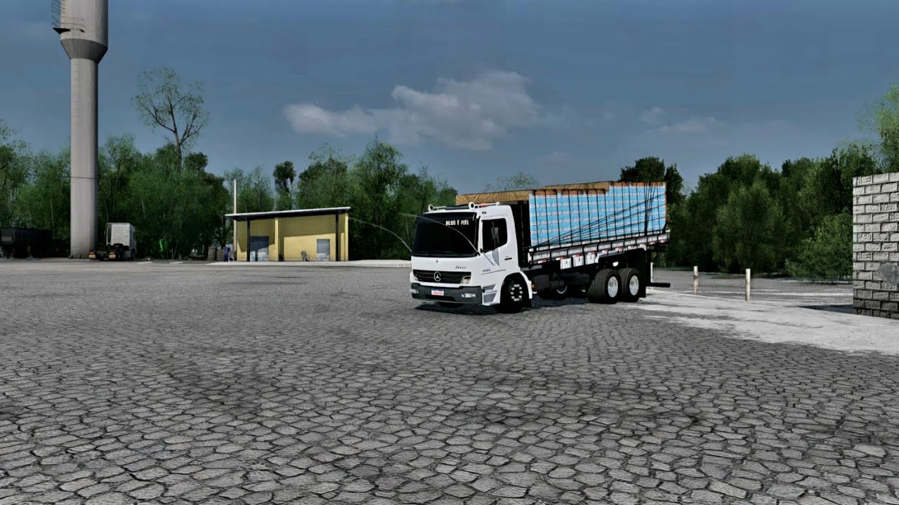 MERCEDES ATEGO NO PUXE DA VERDURA BOTANDO PRESSÃO MAPA CLUB ROTAS  Euro Truck Simulator 2