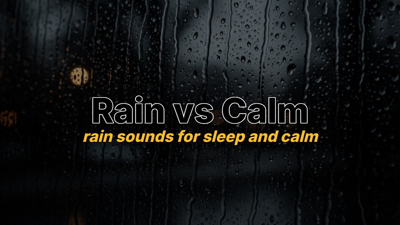 Heavy Rain Sounds for Deep Sleep 🌧️ Beat Insomnia Fast & Relax All Night | Stream Rain