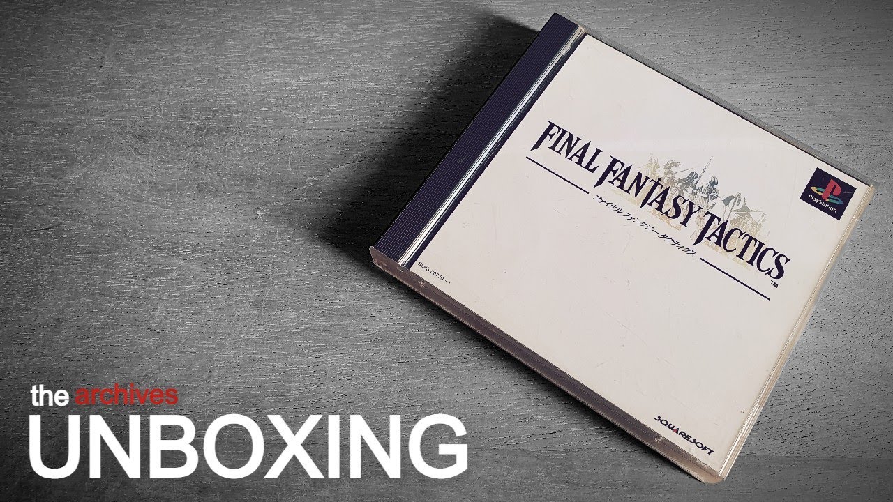 Final Fantasy Tactics | PS1 (Jp Ver.) | Cinematic Unboxing
