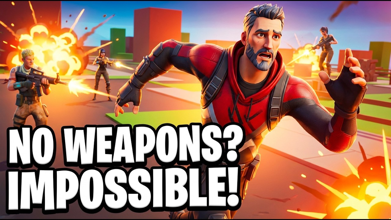 Я попробовал поиграть в Fortnite без оружия... Вот чего я добился.