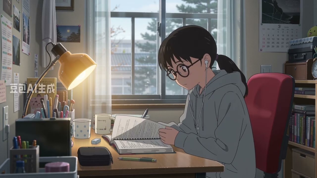 Deep Focus 🎧 Anime Lofi Music ~ 1 Hour ☕