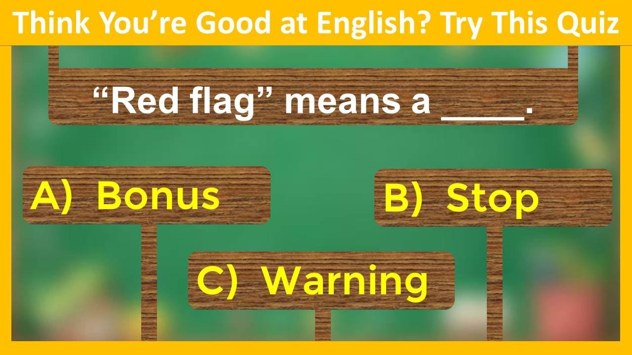 Only True English Masters Can Score 10/20 In This Quiz! 😎