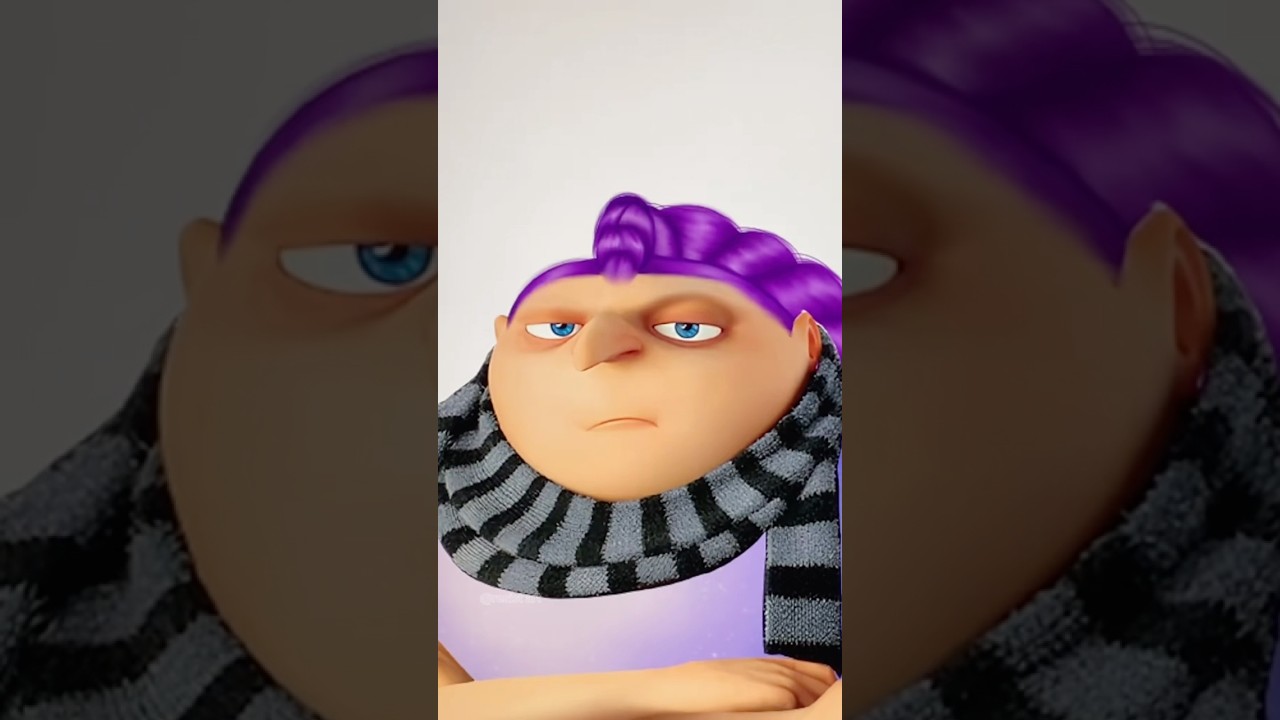 Gru&rsquo;s transformation as Rumi #kpopdemonhunters #minions #art #digitalart #shorts