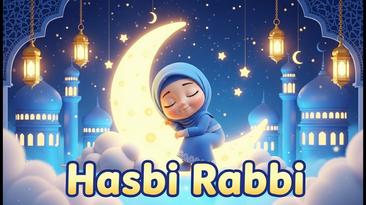 Hasbi Rabbi Jallallah | Most Beautiful Islamic Kids Nasheed 🕌 Ramadan Kids Song🌙