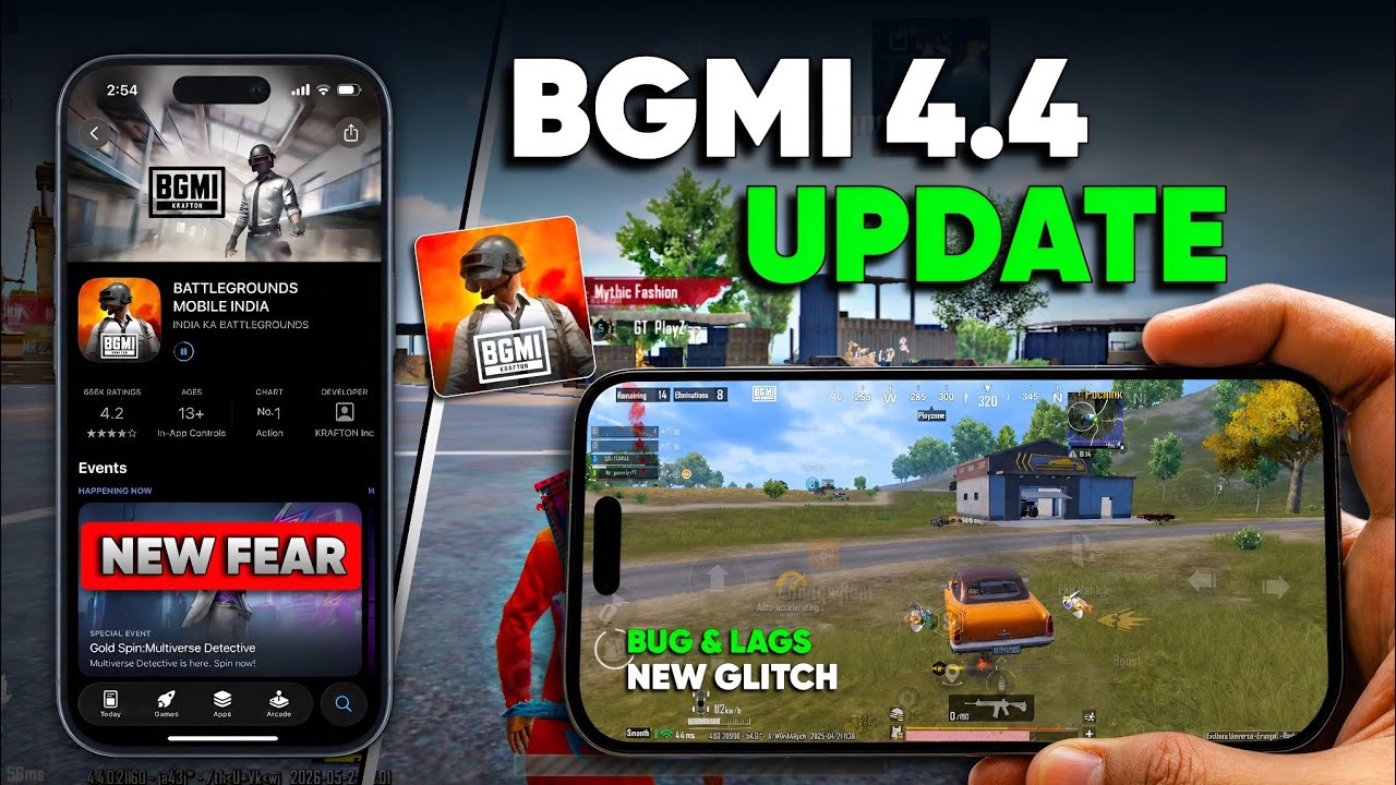 BGMI 4.4 Update Issues Explained | Lag, FPS Drops, Bugs & Glitches | GT PlayZ