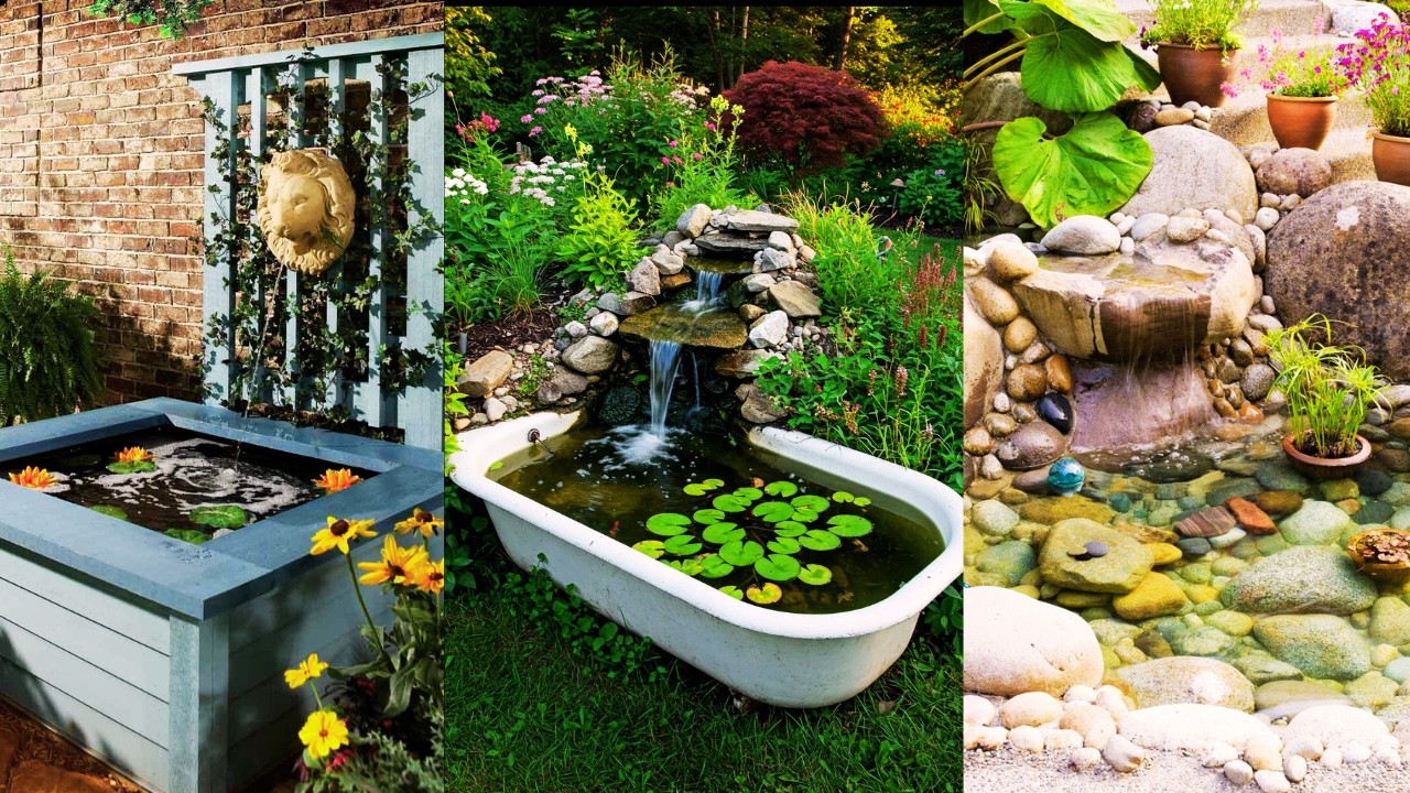 Simple Pond Ideas That Feel Magical 🌿💧|Create a Mini Pond✨