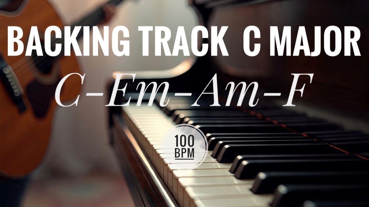 Backing track C major | 100 BPM 