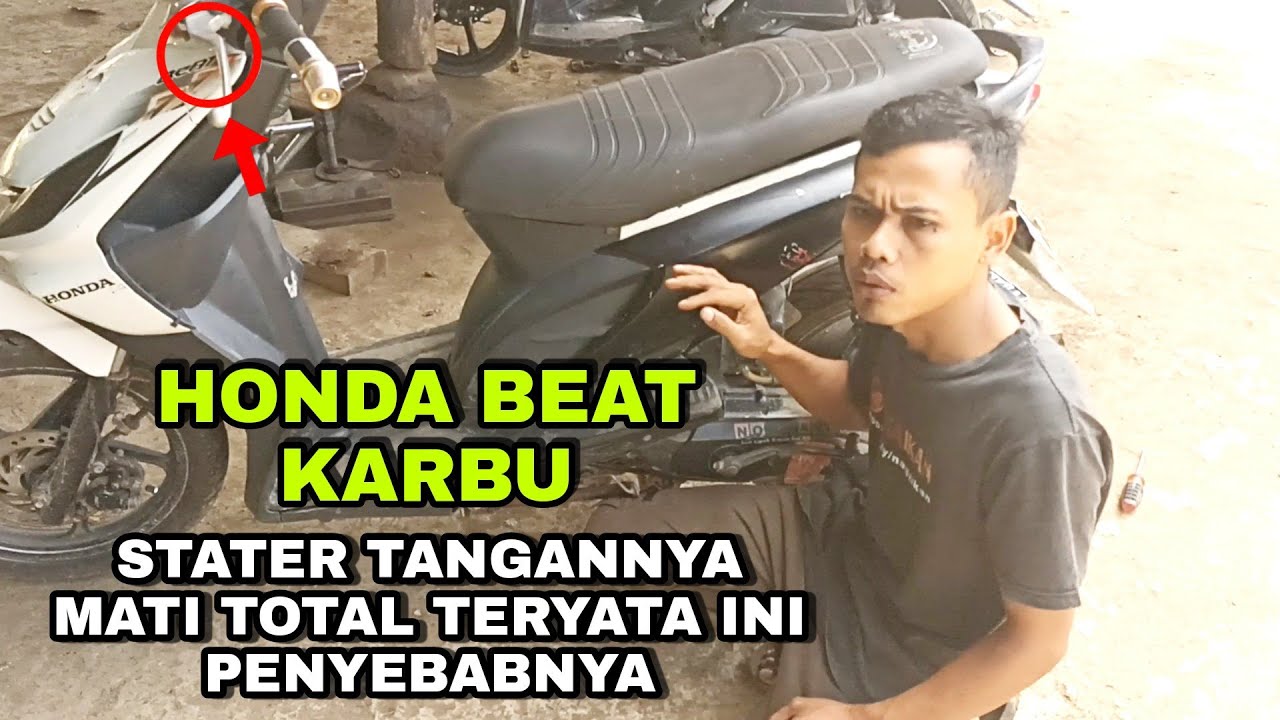 CARA MENGATASI STATER HONDA BEAT KARBU MATI TOTAL