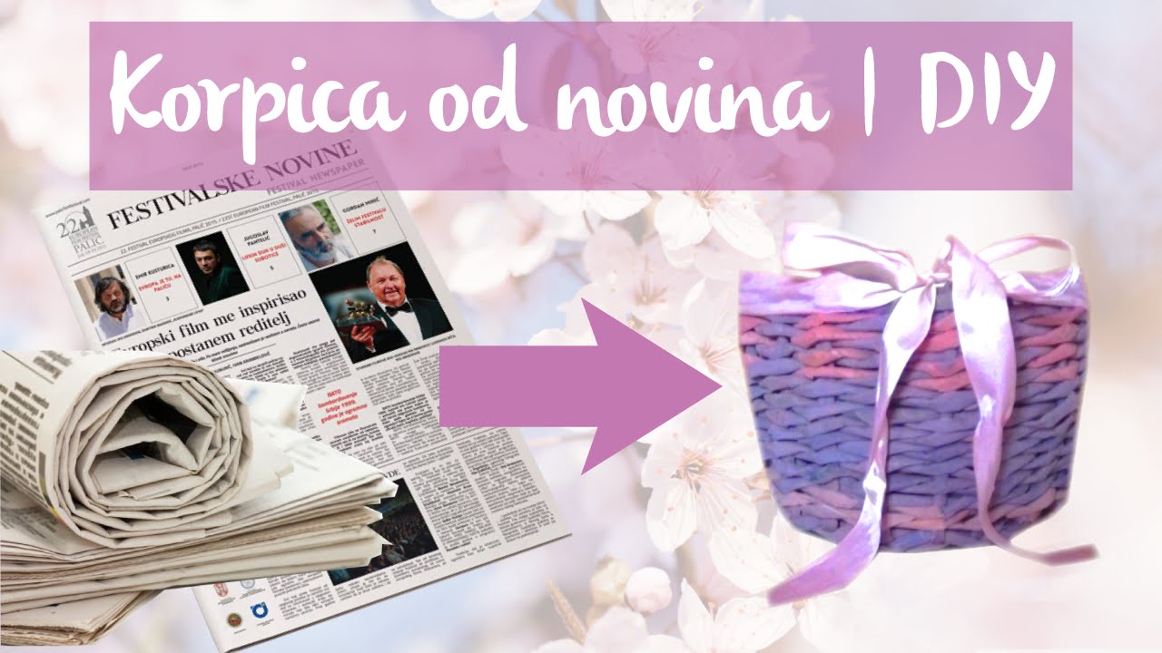 Korpica od novina | Napravi sama