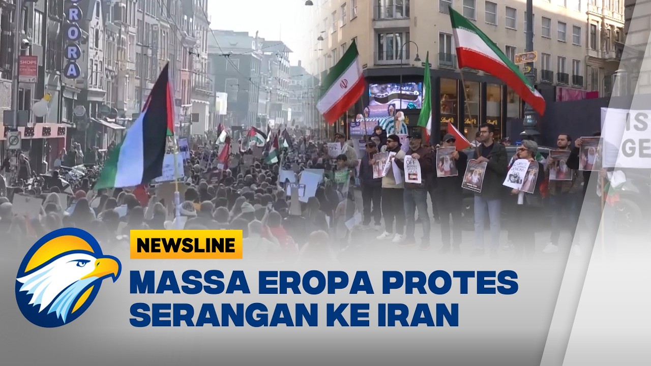 Demo Pendukung Iran Menggema di Eropa - [Newsline]