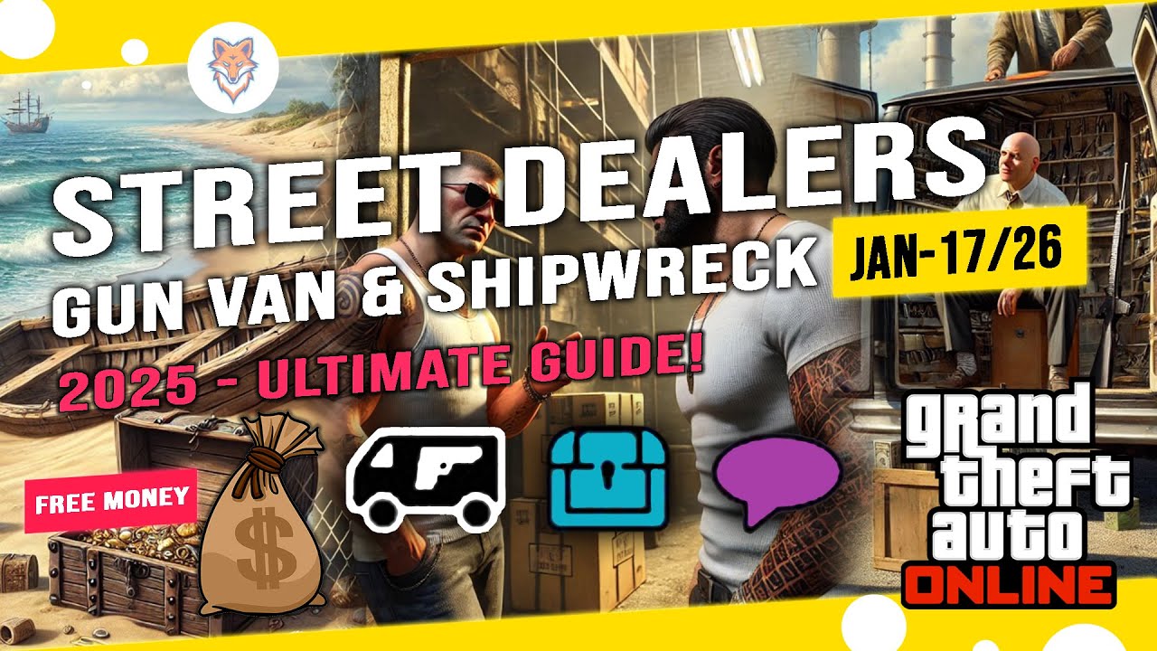 GTA Online: Street Dealers, Gun Van & Shipwreck Locations (January 17th 2026) - Ultimate Guide!