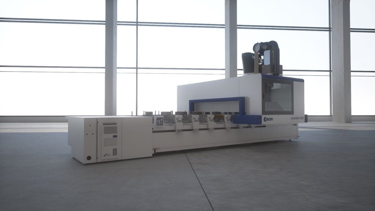 Animazione 3D realizzata per cliente SCM Group