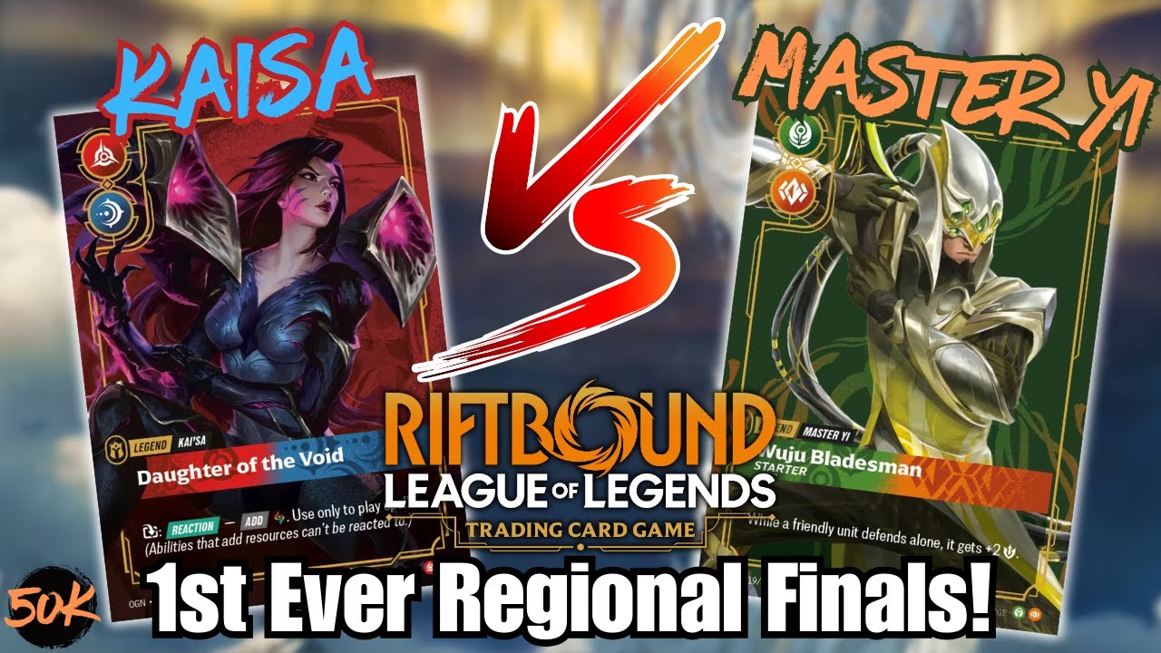 Kaisa VS Master Yi | First Ever Regional Finals - Competitive Commentary | Riftbound TCG