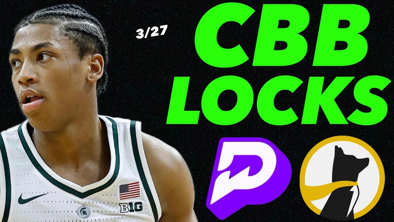 PRIZEPICKS MARCH MADNESS FRIDAY 3/27/26 - FREE PICKS!!!  (SWEEP!!!) - BEST PLAYER PROPS - CBB TODAY