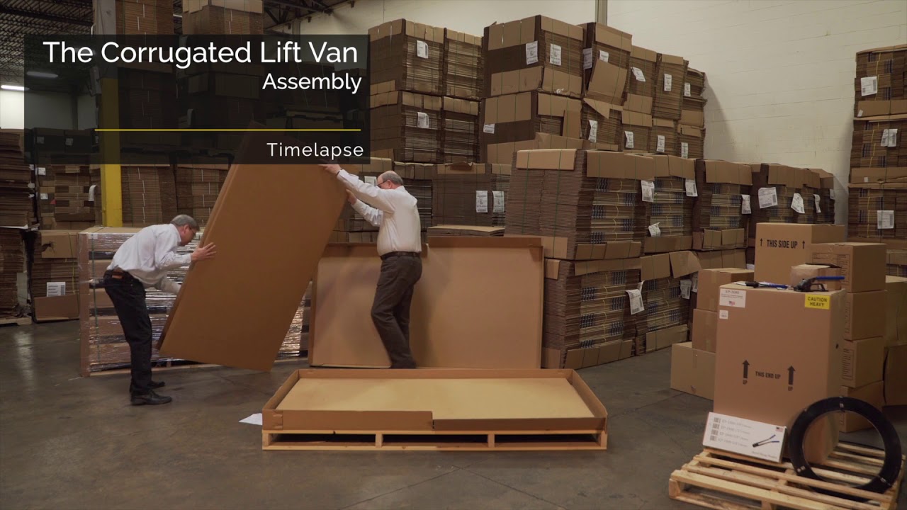 Corrugated Lift Van For Easy Moving | Load & Unload at Ease with New Haven Moving Equipment