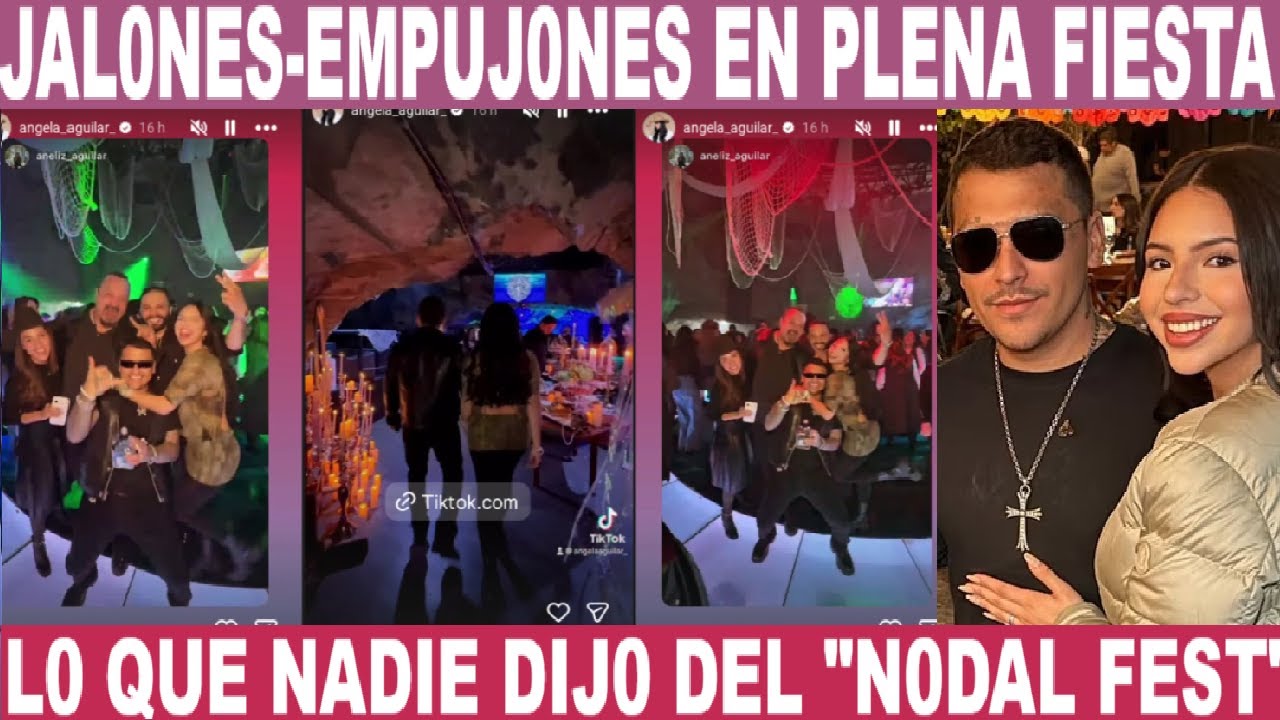 NODAL pleitazo en su fiesta de cumpleaños