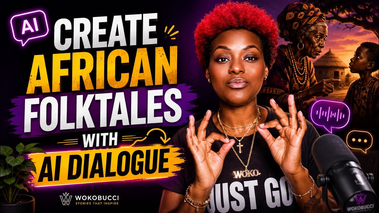 How To Create African Folktales With AI (Full Tutorial + Dialogue & Consistent Characters)