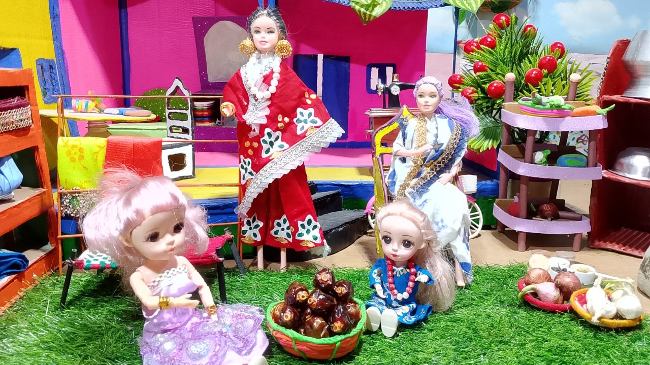 ময়না গয়নার প্রথম রোজা রাখলো! # Fasting# Tiny Doll Bari!