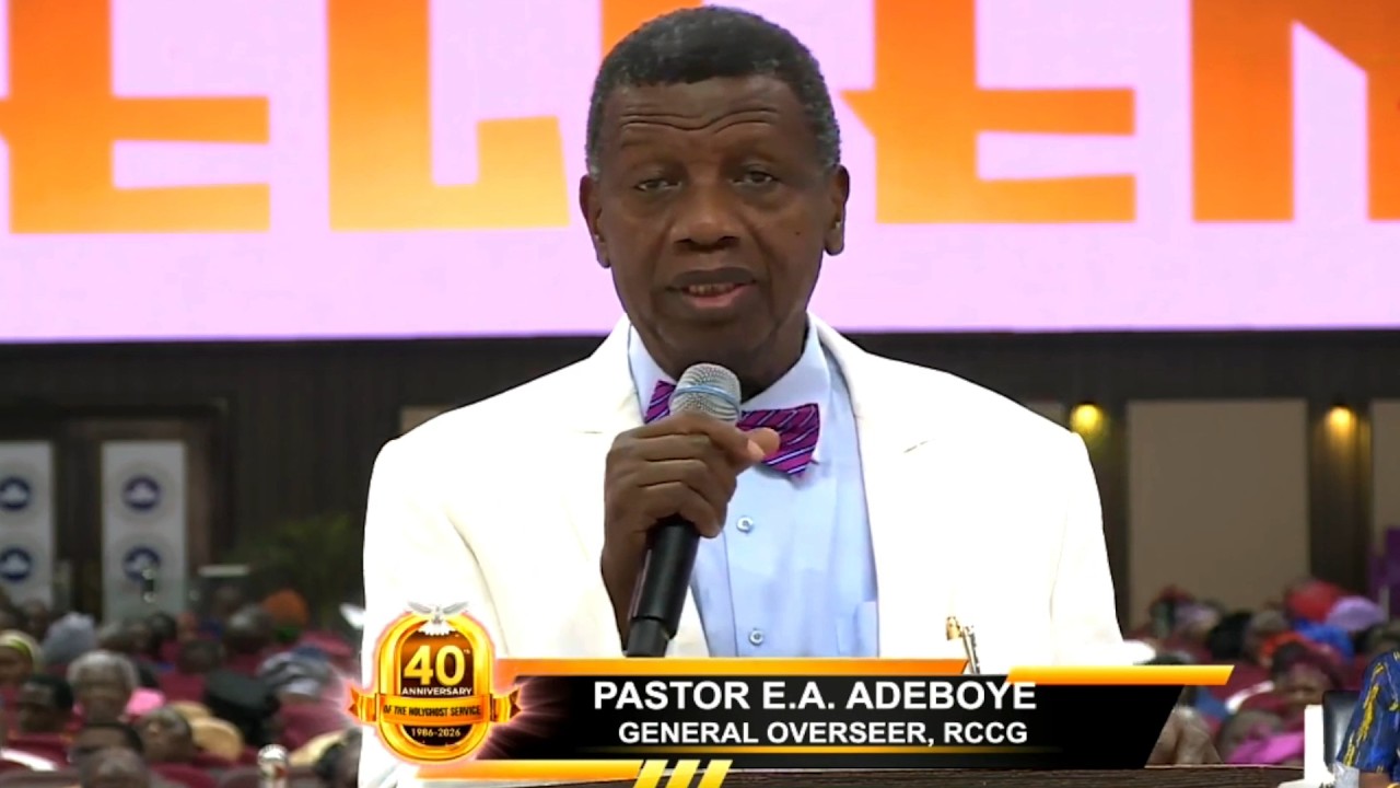 PASTOR E.A ADEBOYE BLESSING | RCCG MARCH 2026 SPECIAL HOLY GHOST SERVICE | THANKSGIVING SERVICE