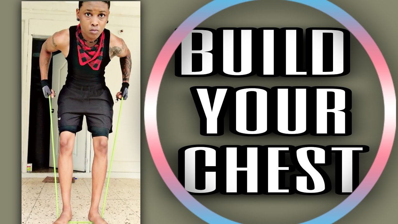 At Home Chest Work Out Pre-T or Pre-Top Surgery| FTM Workout|Resistance Bands