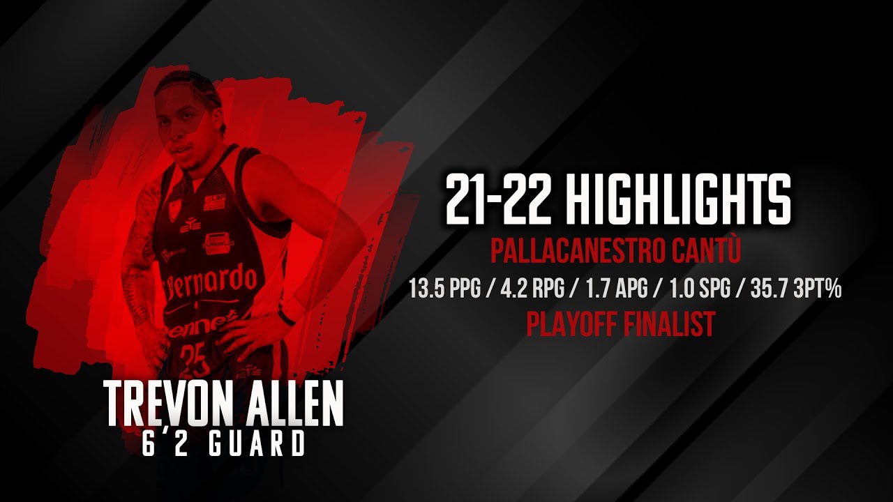 Trevon Allen 21-22 Highlights
