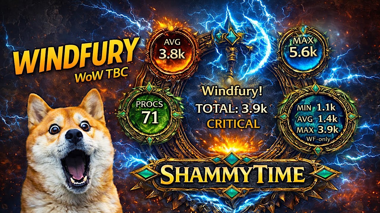 ⚡️I Finally Made Windfury Satisfying Again⚡️— ShammyTime (TBC Classic)