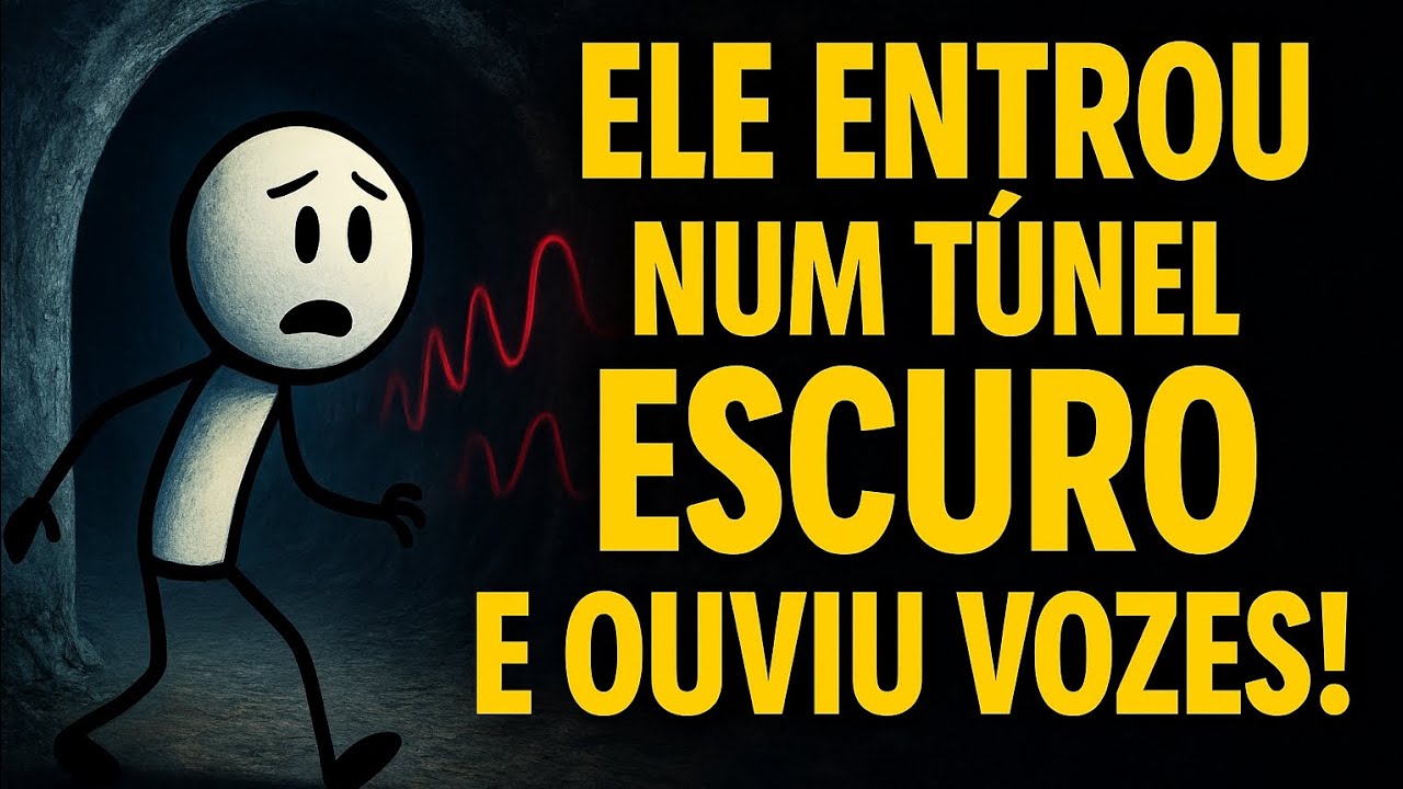 “ELE ENTROU NUM TÚNEL ESCURO E OUVIU VOZES!” #bonecodepalito #shorts #foryou 