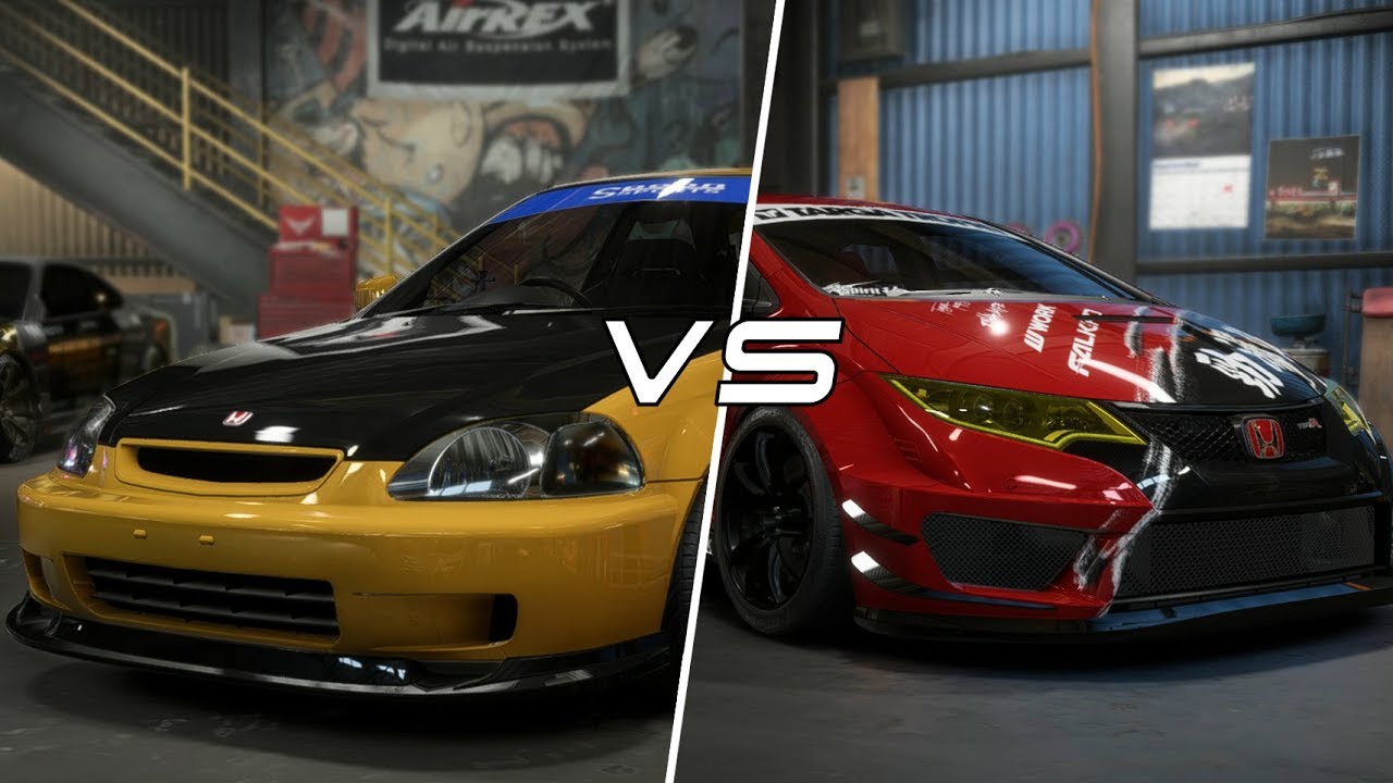 Need for Speed Payback | Old vs New CIVIC vs CIVIC Build
