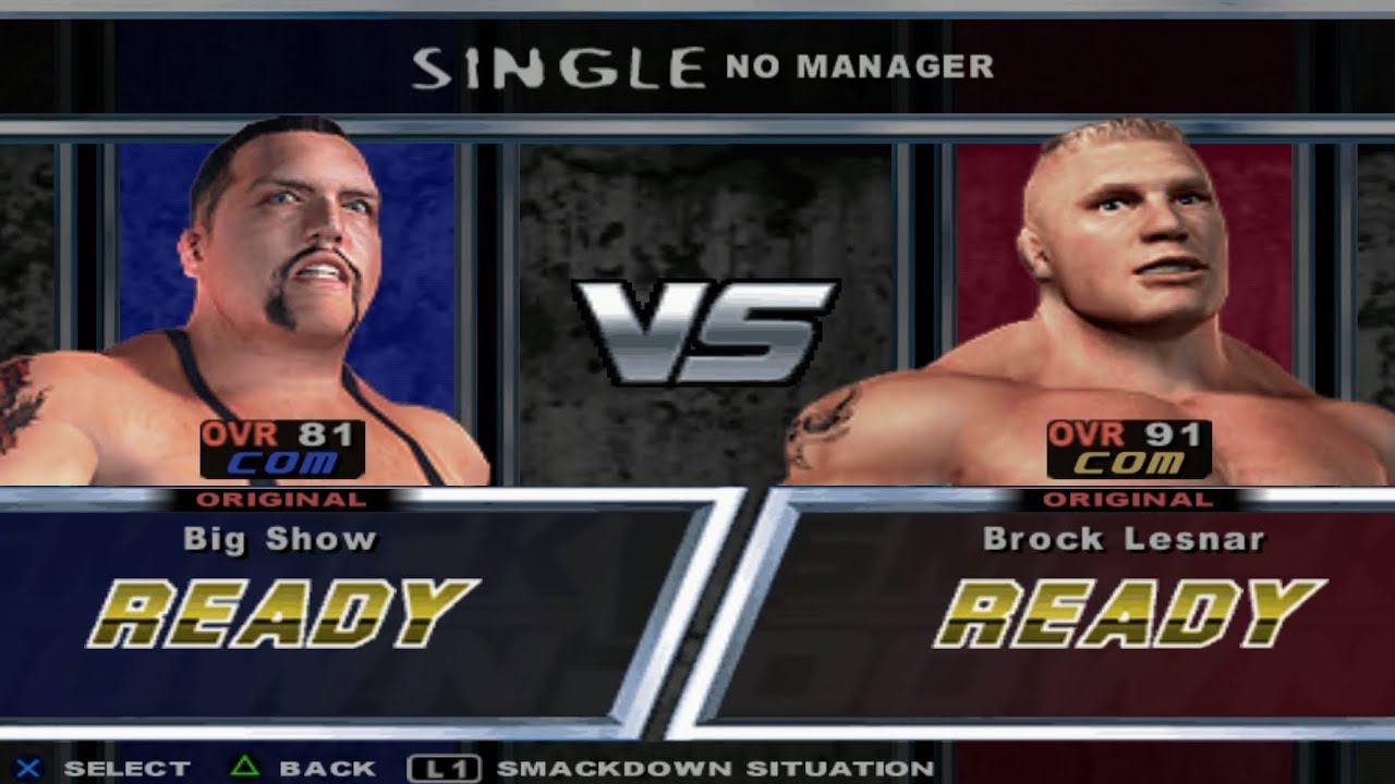 Big Show VS Brock Lesnar | SmackDown! Here Come The Pain!