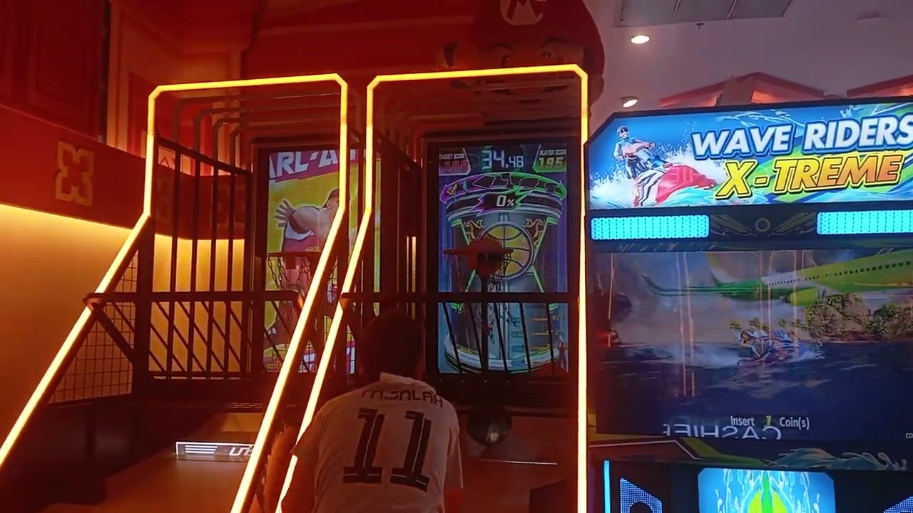Storm Shot 2 Basketball Acrade 1218 scores  Hard mode (困難) at Central Nakorn Pathom