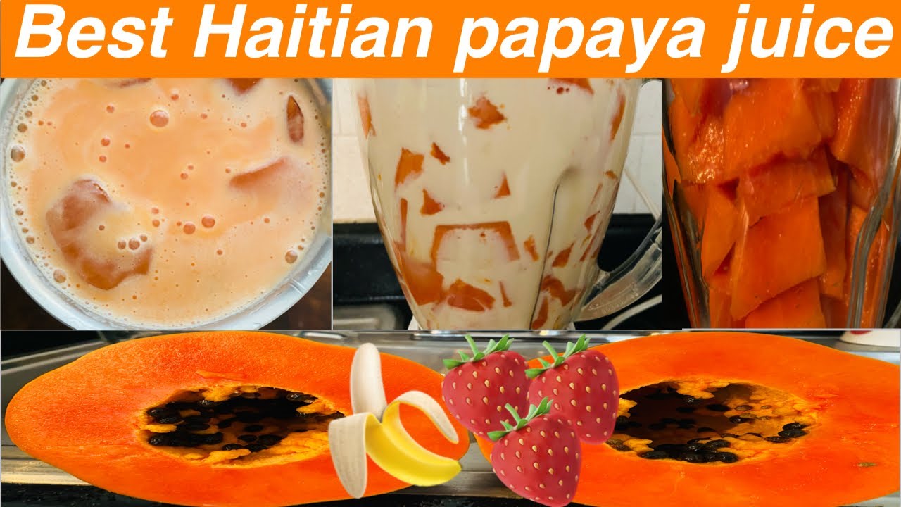 Jus papaye ak lait men kijan pou pr&eacute;pare l poul pa anm&egrave;