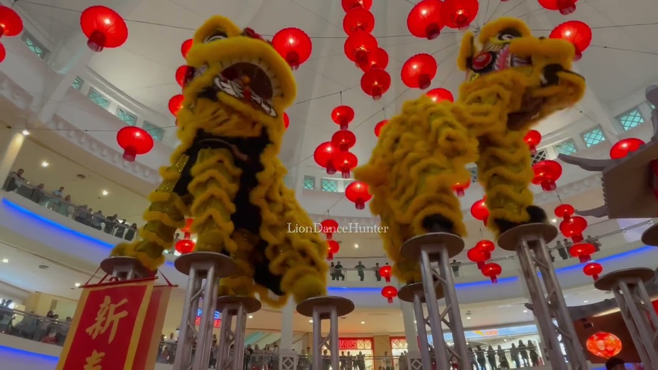 [CNY 2025] Acrobatic Double Lion Dance 🦁 - Kwong Ngai 光藝 @ the Curve