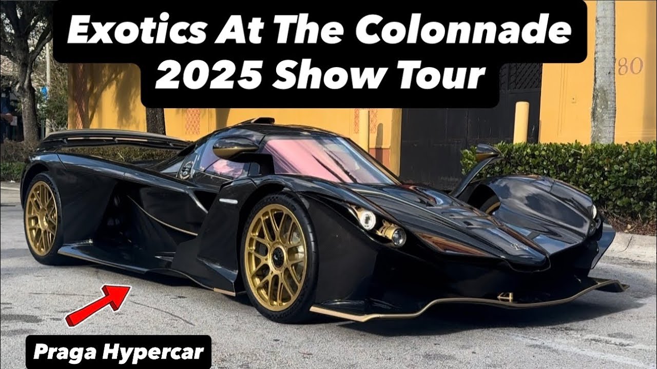 Exotics At The Colonnade Show Tour 2025 (Supercars & Hypercars) South Florida