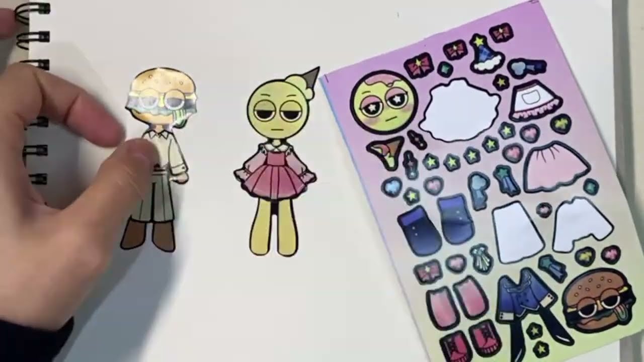 My Sprunki Sticker Collection ✨ | Cute Combo Craft