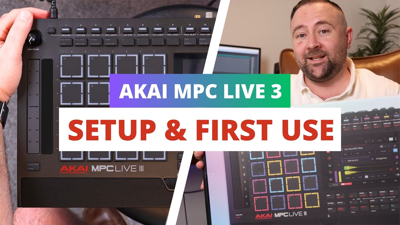 Akai MPC Live 3 — настройка и первое использование || Полное руководство для начинающих