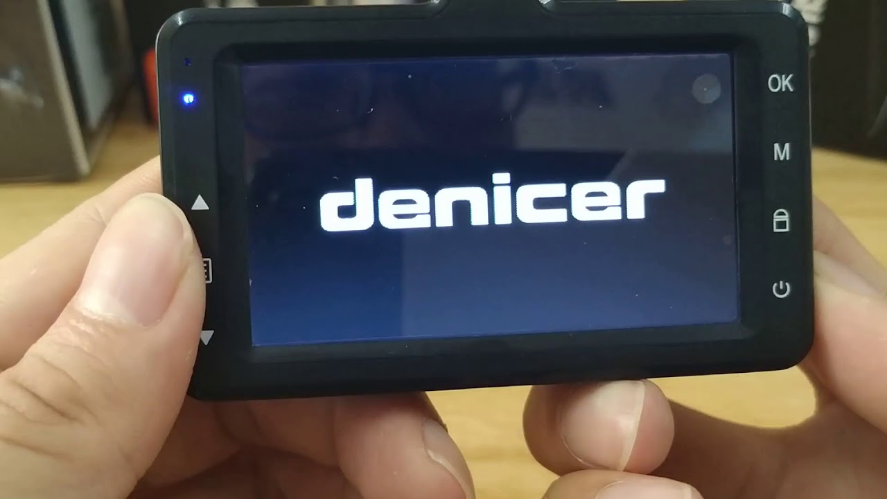 How is the dash cam G-sensor working denicer D720D