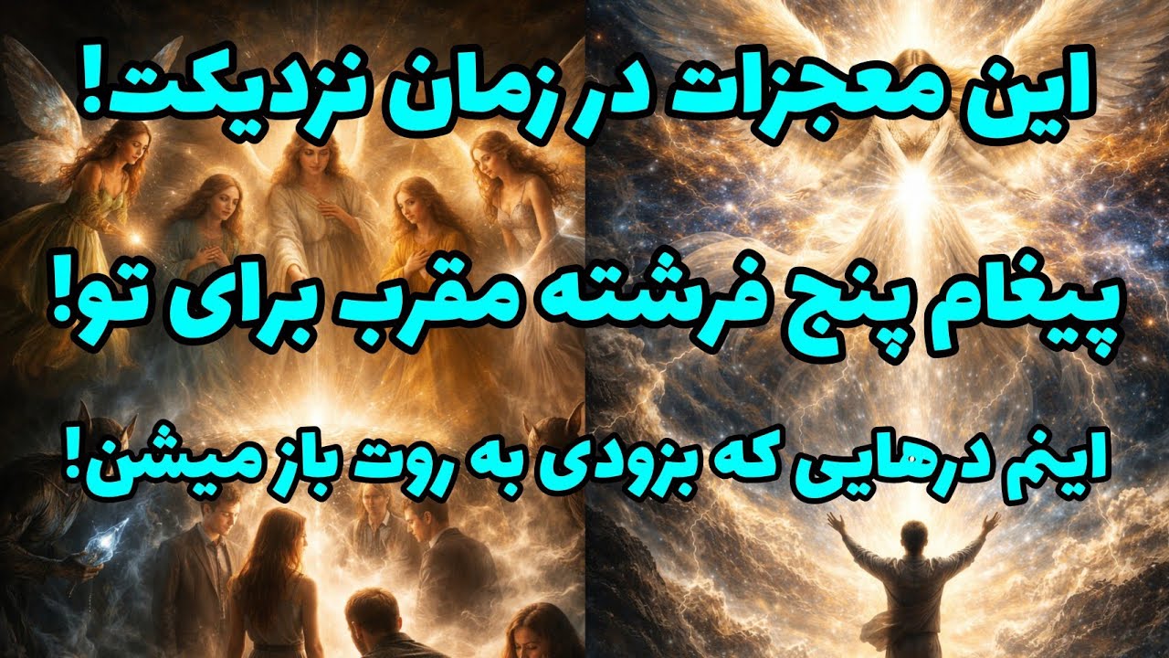 فال تاروت آدم و حوا - این معجزات در زمان نزدیکت! پیغام پنج فرشته مقرب برای تو!❤️🔑❤️