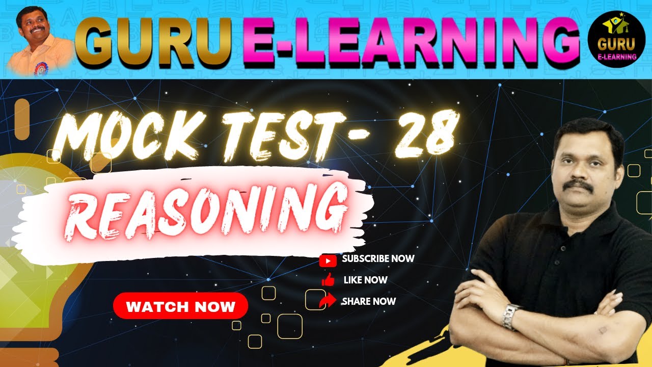 CONSTABLE MOCK TEST - 28 || Reasoning || #constable #exams #tspsc #tslprb #apslprb #appsc