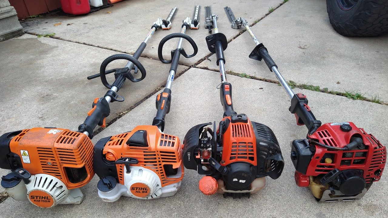 Stihl Kombi 110R vs Stihl HL94 vs ECHO HCA-266 vs Shindaiwa AH230 POLE HEDGE CLIPPERS