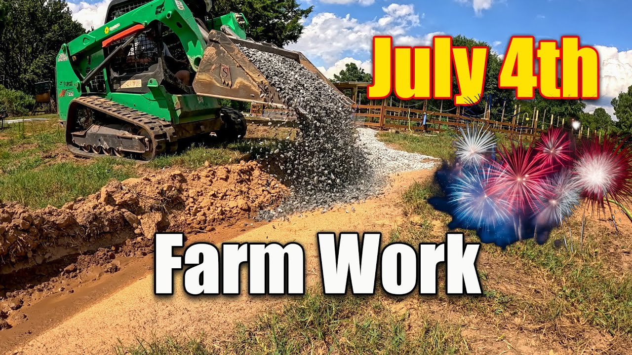 Hot Farm Work on the 4th of July