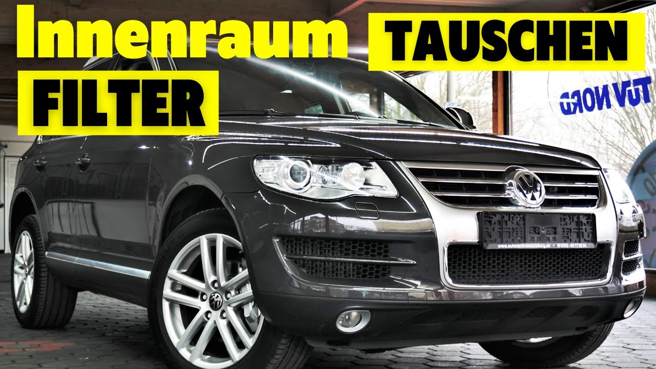 Замена салонного фильтра в VW Touareg | Учебники |