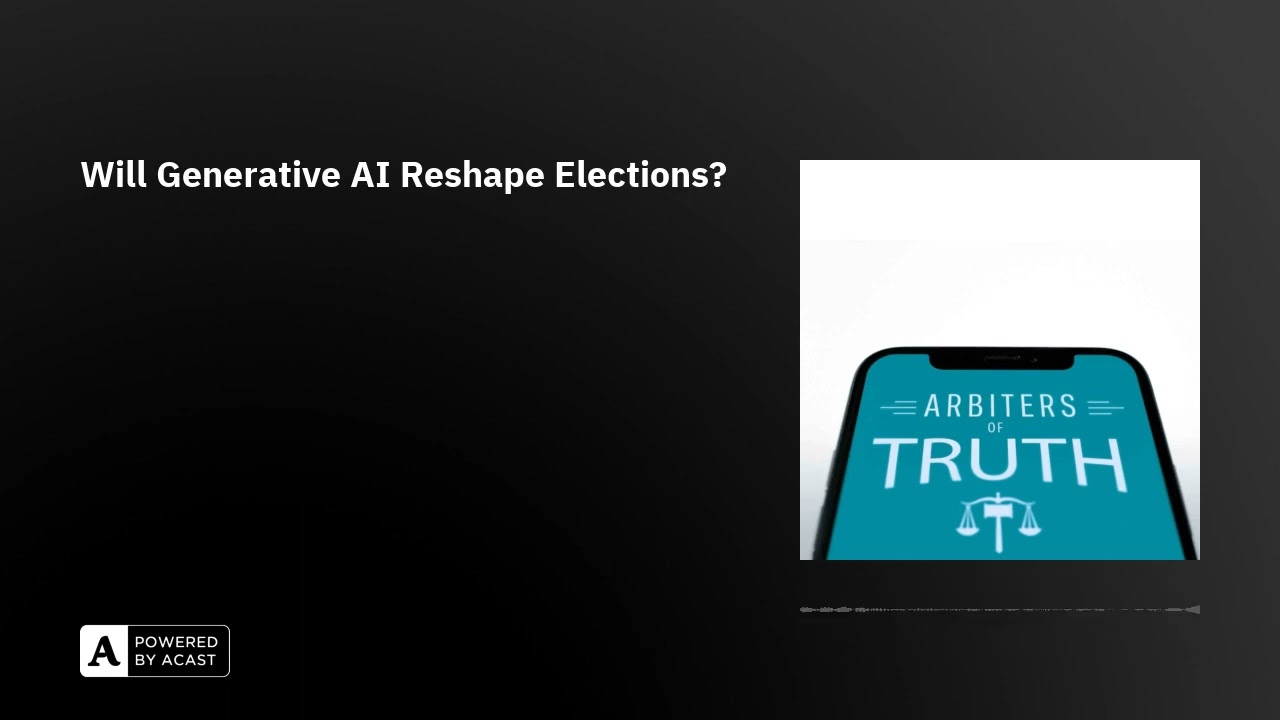 Will Generative AI Reshape Elections?