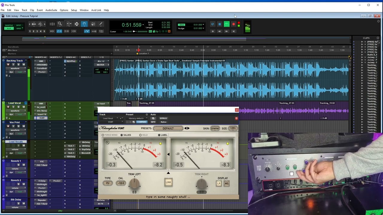 Mixing Vocals With The SSL FUSION