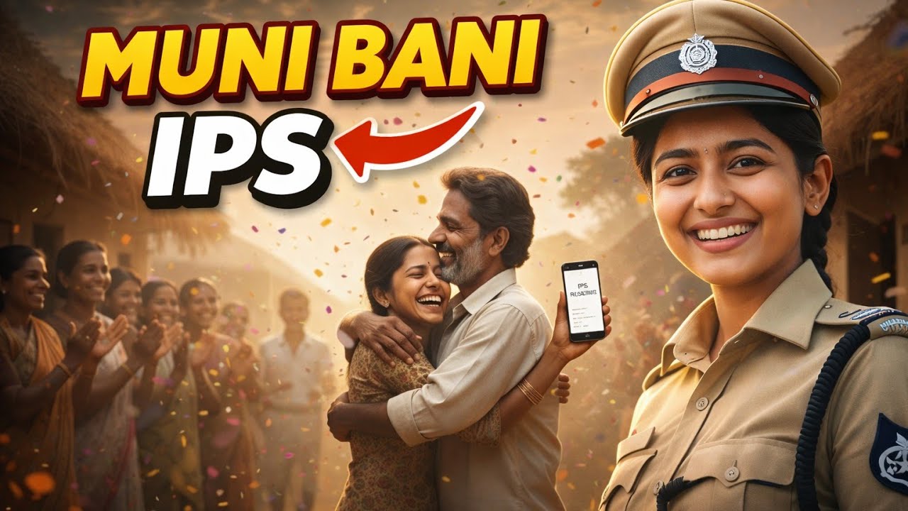 गरीब किसान की बेटी बनी IPS | Munni Bani IPS | Emotional Motivational Story  मुन्नी का सपना IPS बनाना