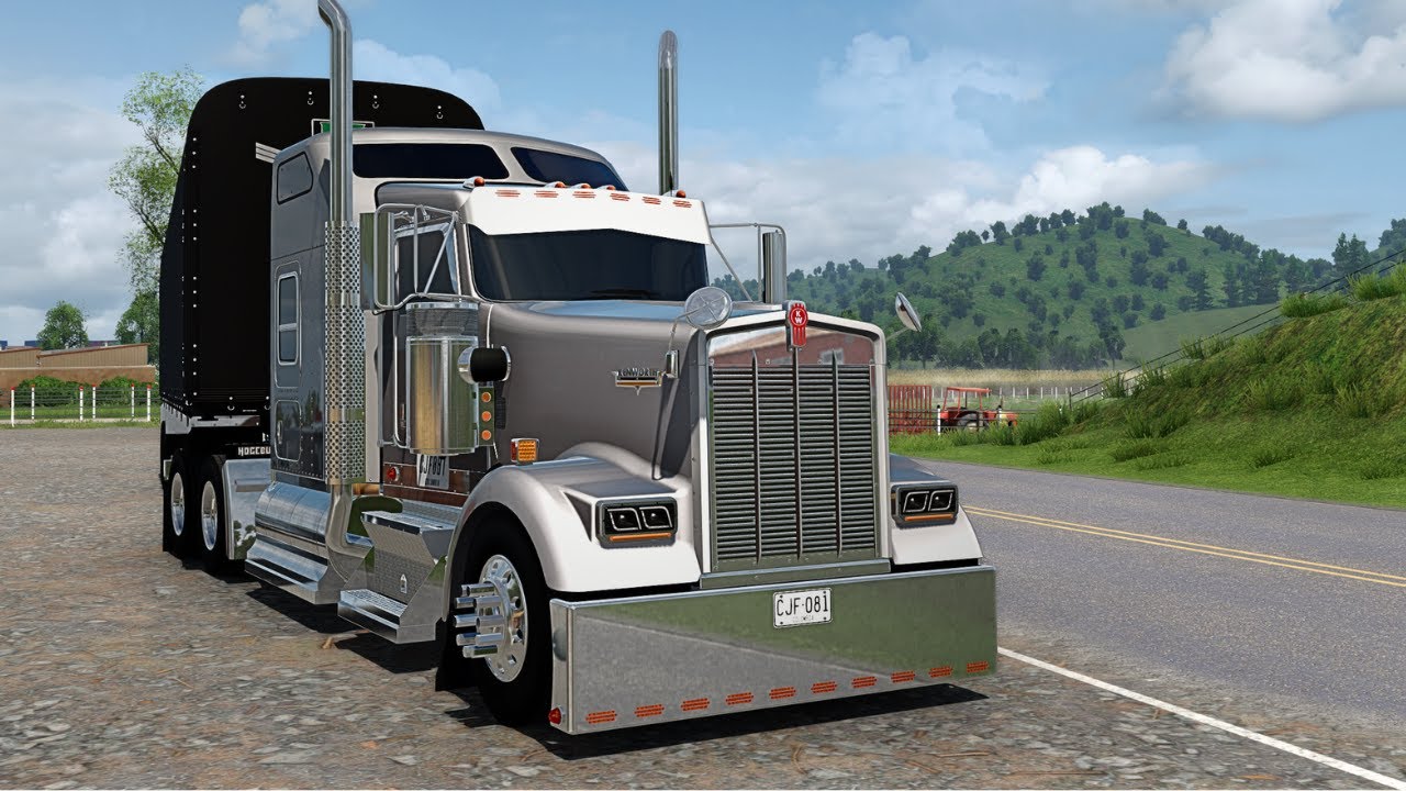 Kenworth W900 - CAT C15 Acert- Colombia Real Map - ATS