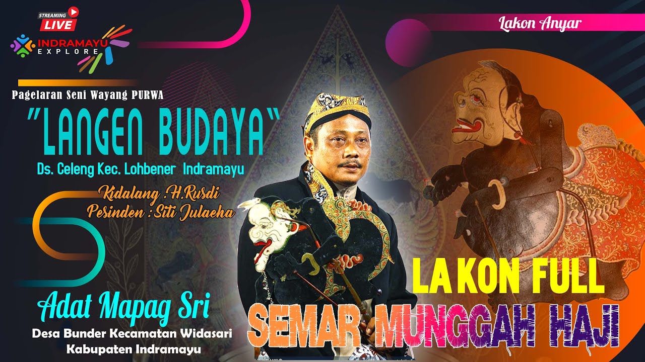 FULL LAKON SEMAR MUNGGAH HAJI WAYANG KULIT LANGEN BUDAYA H. RUSDI
