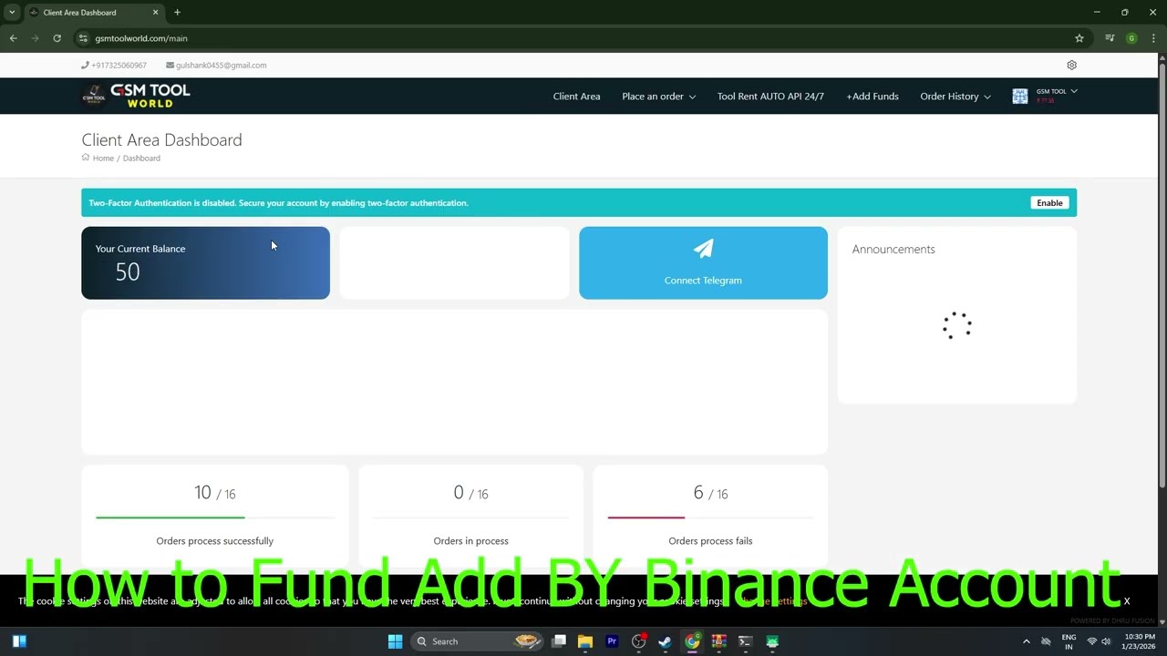 GSM Tool World Me Deposit Kaise Kare Using Binance Pay ⚡ Full Process