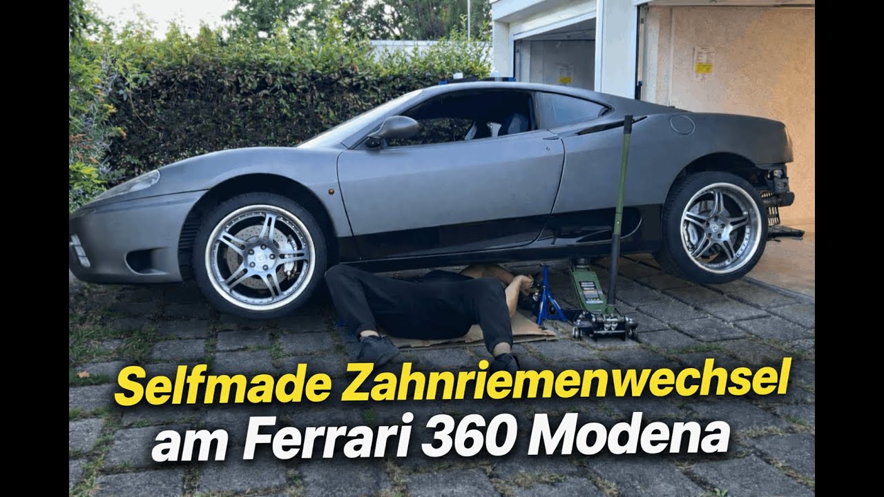 Selfmade Zahnriemenwechsel am Ferrari 360 Modena