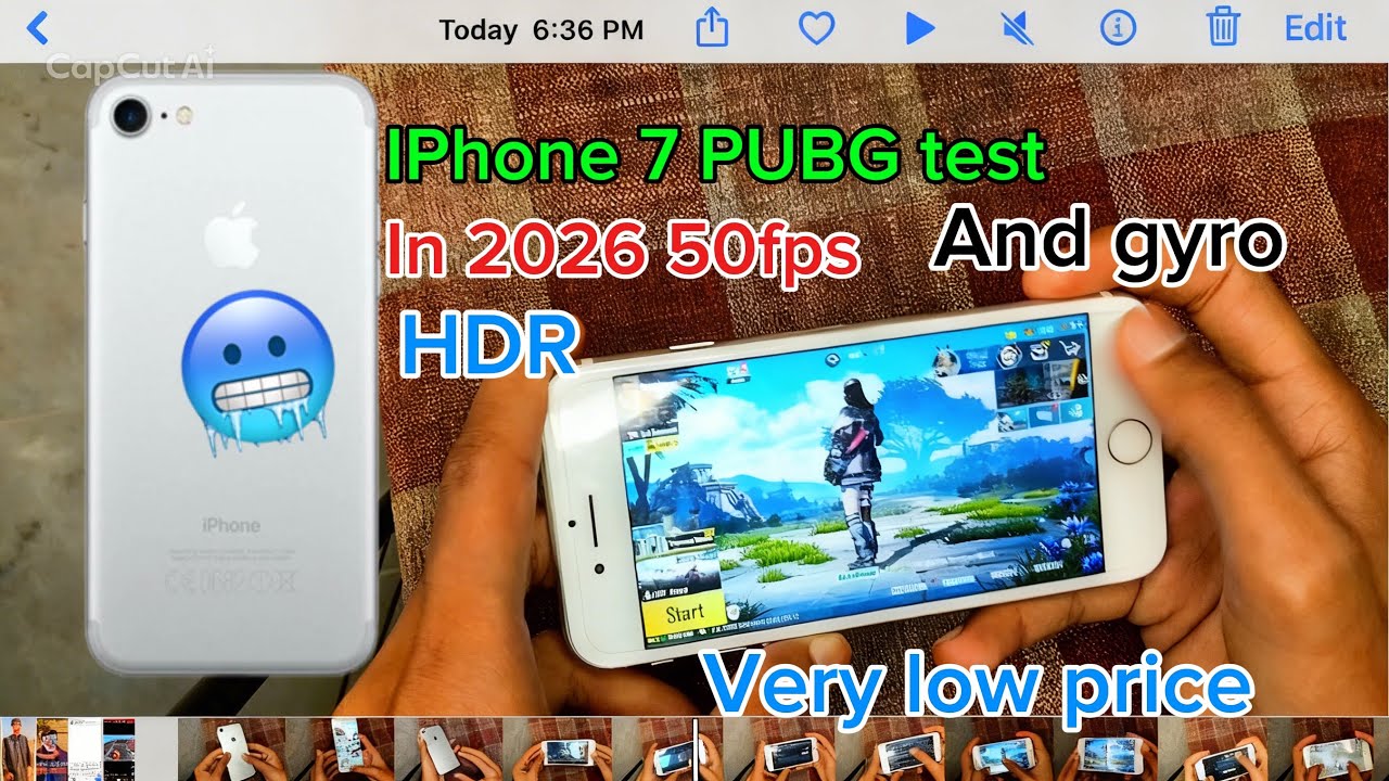 iPhone 7 pubg review in2026 low price #viralvideo #pubgmobile #newreview #pubgtest #trending#shorts 