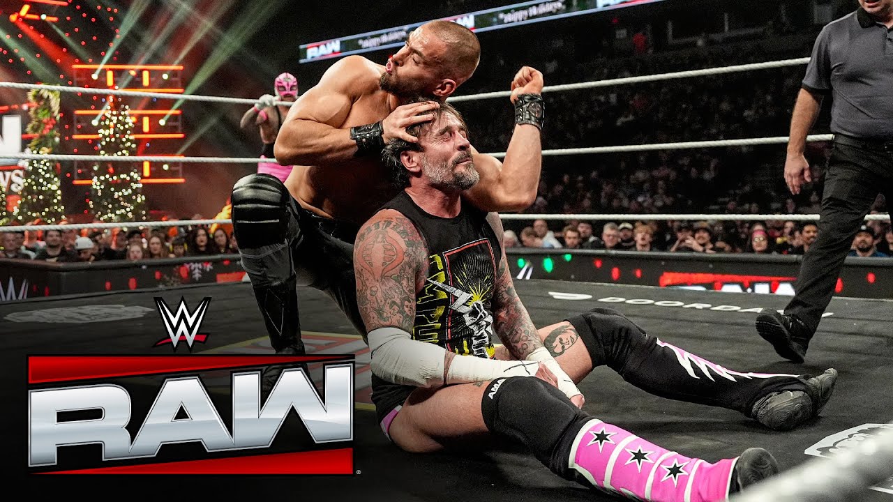 CM Punk и Rey Mysterio против Bronson Reed и Austin Theory: лучшие моменты Raw, 22 декабря 2025 г...